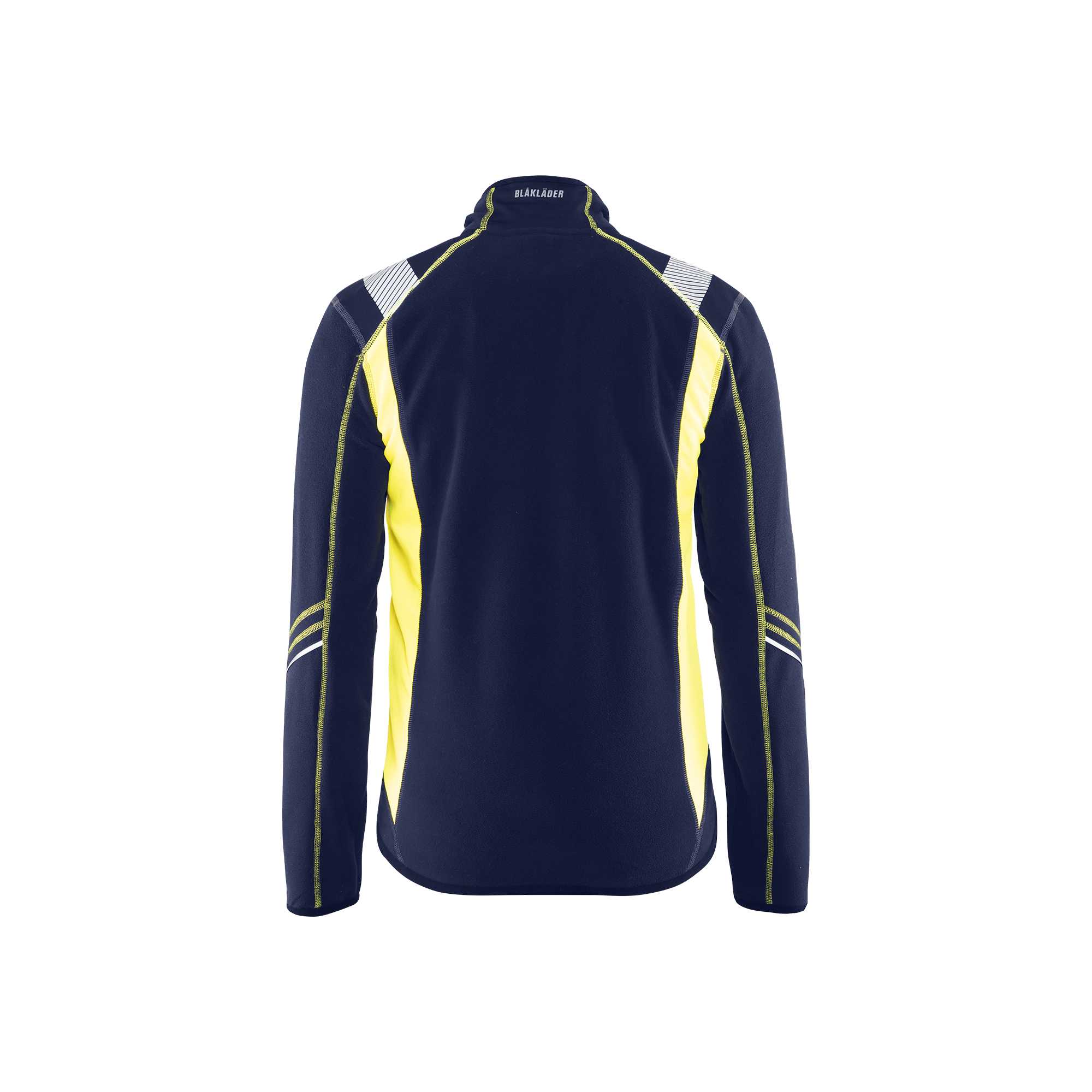 BLAKLADER 49931010 Microfleece Jacket Hi Vis Reflective Work Jacket MEN - Antipilling